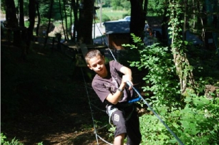 Escalada de árboles en Alta Saboya 